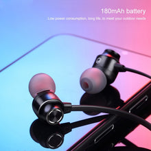 Load image into Gallery viewer, Bluetooth 5.1 Round Wire Neck-mounted Bluetooth Sports Earphone with Magnetic Function