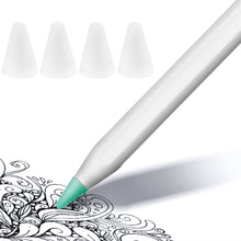 Load image into Gallery viewer, 4 PCS Non-slip Mute Wear-resistant Nib Cover for Apple Pencil 1 / 2