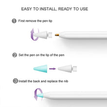 Load image into Gallery viewer, 8 PCS Non-slip Mute Wear-resistant Nib Cover for Apple Pencil 1 / 2