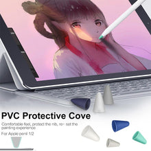 Load image into Gallery viewer, 8 PCS Non-slip Mute Wear-resistant Nib Cover for Apple Pencil 1 / 2