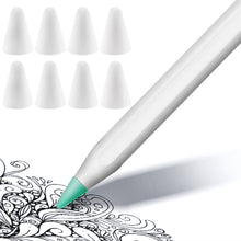 Load image into Gallery viewer, 8 PCS Non-slip Mute Wear-resistant Nib Cover for Apple Pencil 1 / 2