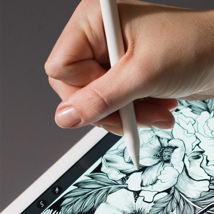 8 PCS Non-slip Mute Wear-resistant Nib Cover for Apple Pencil 1 / 2, White, Dark Blue, Mint Green, Transparent