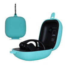 Load image into Gallery viewer, Solid Color Silicone Wireless Bluetooth Earphone Protective Case for Beats Powerbeats Pro, Mint Green, Purple, Red, Wine Red, Black, Dark Blue, Gray Blue, Grass Green, Grey, Light Purple