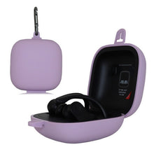Load image into Gallery viewer, Solid Color Silicone Wireless Bluetooth Earphone Protective Case for Beats Powerbeats Pro, Mint Green, Purple, Red, Wine Red, Black, Dark Blue, Gray Blue, Grass Green, Grey, Light Purple