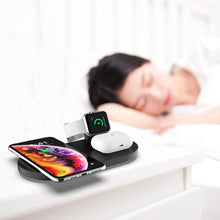 Load image into Gallery viewer, A04 3 in 1 Multi-function Qi Standard Wireless Charger for Mobile Phones &amp; iWatch &amp; AirPods