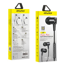 Load image into Gallery viewer, awei L2  3.5mm Plug In-Ear Wired Stereo Earphone with Mic