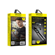 Load image into Gallery viewer, awei T55 TWS Bluetooth V5.0 Ture Wireless Sports Headset with Portable Charging Case