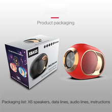 Load image into Gallery viewer, X6 TWS 5W Outdoor Waterproof Bass Wireless Bluetooth Speaker, Support Hands-free / USB / AUX / TF Card