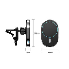 Load image into Gallery viewer, JJT-968 15W Max Output Magnetic Car Air Outlet Bracket Wireless Charger, JJT-968