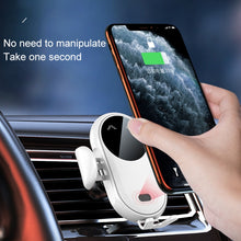Load image into Gallery viewer, K10 15W Max Output Infrared Sensor Car Air Outlet Bracket Wireless Charger, K10