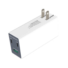 Load image into Gallery viewer, WLX-X3 36W 90 Degrees Foldable Pin Portable Multi-function USB Charger, US Plug