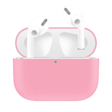 Load image into Gallery viewer, For AirPods Pro Solid Color Silicone Earphone Protective Case, Pink, Grey, Light Purple, Black, Yellow