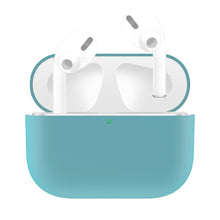 Load image into Gallery viewer, For AirPods Pro Solid Color Silicone Earphone Protective Case, Green, Grey, Watermelon Red, Light Purple, Red, Black, White, Yellow, Pink