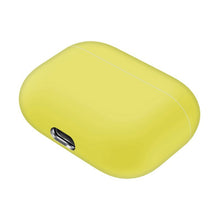 Load image into Gallery viewer, For AirPods Pro Solid Color Silicone Earphone Protective Case, Yellow, Pink, Grey, Light Purple, Black