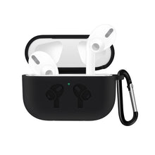Load image into Gallery viewer, For AirPods Pro Silicone Flip Cover Earphone Protective Case with Anti-drop Buckle, Black, Grey