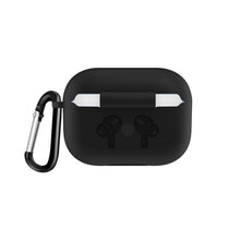 Load image into Gallery viewer, For AirPods Pro Silicone Flip Cover Earphone Protective Case with Anti-drop Buckle, Black, Grey