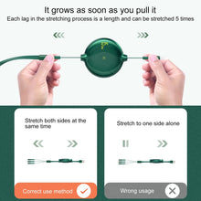 Load image into Gallery viewer, WK WDC-124 3A 3 In 1 8 Pin + Type-C / USB-C + Micro USB Bona Series Telescopic Charging Data Cable, Length: 1.5m