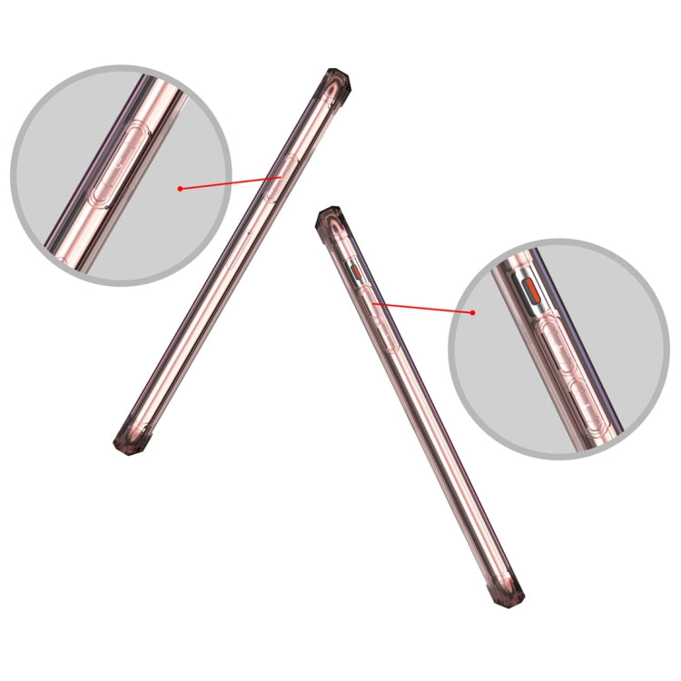 For iPhone XS Max Acrylic + TPU Shockproof Transparent Armor Case