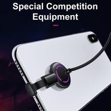 Load image into Gallery viewer, Mcdodo CA-5950 Razer Series 180 Degree Elbow Design Gaming 8 Pin to USB Cable with 7 Colors Breathing Light, Length: 1.2m