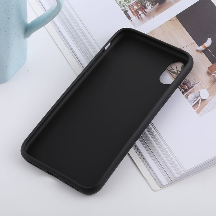 For iPhone X / XS Shockproof Solid Color Liquid Silicone Feel TPU Case