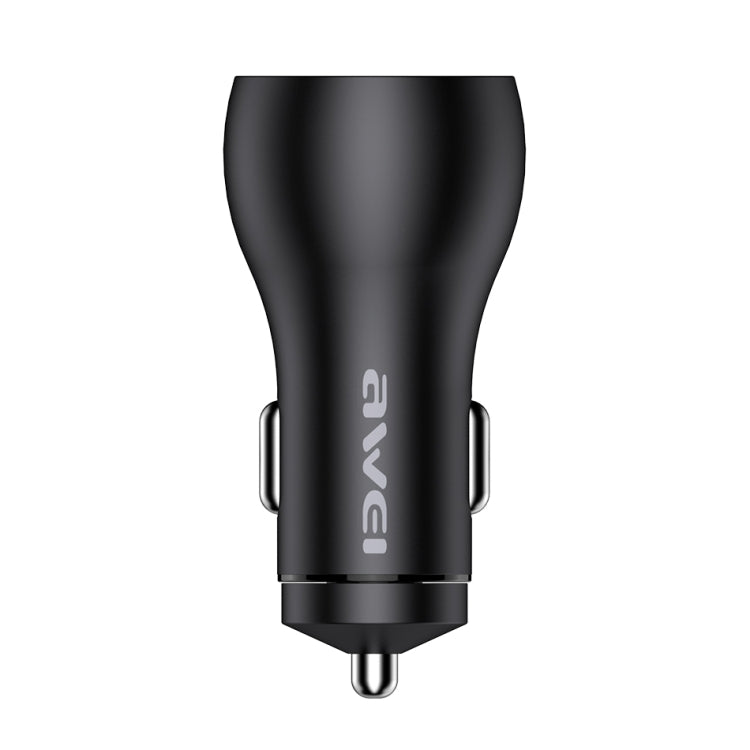 awei C-822 18W PD 8 Pin + 18W QC 3.0 USB Interface Car Charger, C-822