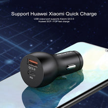 Load image into Gallery viewer, awei C-822 18W PD 8 Pin + 18W QC 3.0 USB Interface Car Charger, C-822