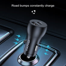 Load image into Gallery viewer, awei C-822 18W PD 8 Pin + 18W QC 3.0 USB Interface Car Charger, C-822