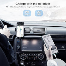 Load image into Gallery viewer, awei C-822 18W PD 8 Pin + 18W QC 3.0 USB Interface Car Charger, C-822