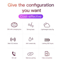 Load image into Gallery viewer, YX01 Sweatproof Bluetooth 4.1 Wireless Bluetooth Earphone with Charging Box, Support Memory Connection &amp; HD Call