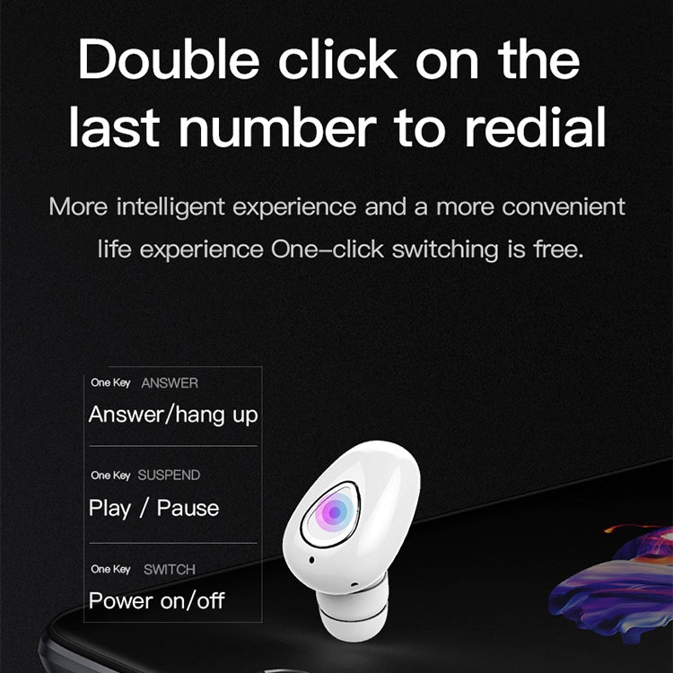 YX01 Sweatproof Bluetooth 4.1 Wireless Bluetooth Earphone with Charging Box, Support Memory Connection & HD Call, with Charging Box Rose Gold, with Charging Box Silver, with Charging Box White, with Charging Box Black, with Charging Box Flesh Color