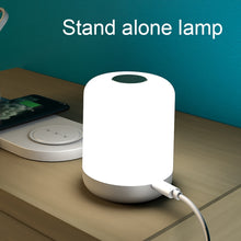 Load image into Gallery viewer, WS6 10W 2 USB Ports + USB-C / Type-C Port Multi-function Desk Lamp + Qi Wireless Charging Charger