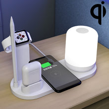 Load image into Gallery viewer, WS6 10W 2 USB Ports + USB-C / Type-C Port Multi-function Desk Lamp + Qi Wireless Charging Charger