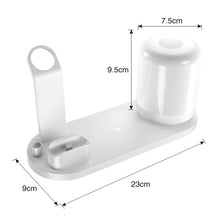 Load image into Gallery viewer, WS6 10W 2 USB Ports + USB-C / Type-C Port Multi-function Desk Lamp + Qi Wireless Charging Charger