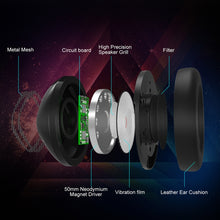 Load image into Gallery viewer, ONIKUMA K19 Single Plug Light Adjustable Gaming Headphone with Microphone