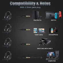Load image into Gallery viewer, ONIKUMA K19 Single Plug Light Adjustable Gaming Headphone with Microphone