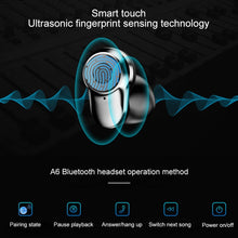 Load image into Gallery viewer, A6 TWS Bluetooth 5.0 Touch Wireless Bluetooth Earphone with Charging Box &amp; LED Smart Digital Display, Support Voice Assistant &amp; Memory Connection &amp; HD Call