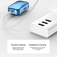 Load image into Gallery viewer, A6 TWS Bluetooth 5.0 Touch Wireless Bluetooth Earphone with Charging Box &amp; LED Smart Digital Display, Support Voice Assistant &amp; Memory Connection &amp; HD Call