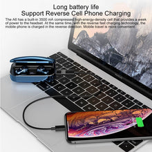 Load image into Gallery viewer, A6 TWS Bluetooth 5.0 Touch Wireless Bluetooth Earphone with Charging Box &amp; LED Smart Digital Display, Support Voice Assistant &amp; Memory Connection &amp; HD Call