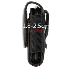 Load image into Gallery viewer, Lambskin Elastic Band Men 5.2 Inch Mobile Phone Universal Hanging Waist Leather Case with Card Slot,