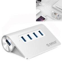 Load image into Gallery viewer, ORICO M3H4-V1 Aluminum Alloy 4 USB 3.0 Ports HUB, M3H4-V1