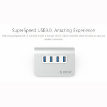 Load image into Gallery viewer, ORICO M3H4-V1 Aluminum Alloy 4 USB 3.0 Ports HUB, M3H4-V1