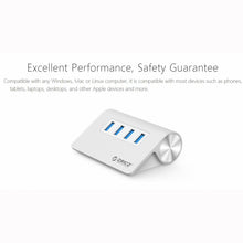 Load image into Gallery viewer, ORICO M3H4-V1 Aluminum Alloy 4 USB 3.0 Ports HUB, M3H4-V1