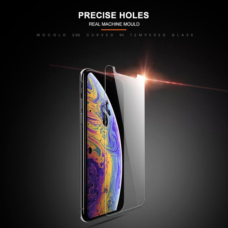 For iPhone XS / X mocolo 0.33mm 9H 2.5D Tempered Glass Film