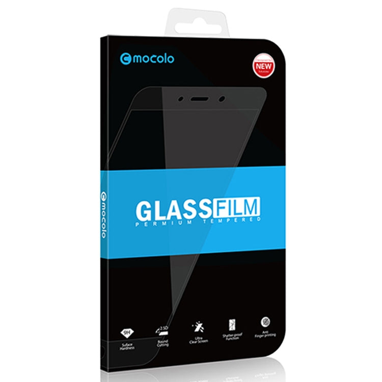 For iPhone XS / X mocolo 0.33mm 9H 2.5D Silk Print Tempered Glass Film