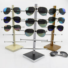 Load image into Gallery viewer, Oak Wood Glasses Display Frame Sunglasses Rack Display Stand, Oak Wood