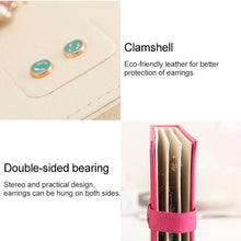 Load image into Gallery viewer, Book Shape Creative Portable Ear Stud Earrings Display Rack Jewelry Storage Box