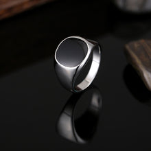 Load image into Gallery viewer, Europe and America Men Classic Alloy High Polished Drip Oil Style Ring, Size: 10, Diameter: 19.9mm, Perimeter: 62.4mm, 10