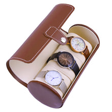 Load image into Gallery viewer, Portable Travel Watch Cylinder Protective Box Storage Bag
