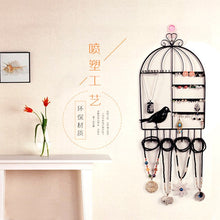Load image into Gallery viewer, Birdcage Shape Ear Stud Earrings Bracelet Pendant Necklace Jewelry Display Storage Rack