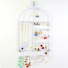 Load image into Gallery viewer, Birdcage Shape Ear Stud Earrings Bracelet Pendant Necklace Jewelry Display Storage Rack